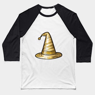 Golden Wizard Hat Illustration No. 966 Baseball T-Shirt